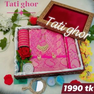 কান্ঞিবরন কাতান সফ্ট বেনারসি শাড়ি।বেষ্ট প্রিমিয়াম শাড়ি কম্বো